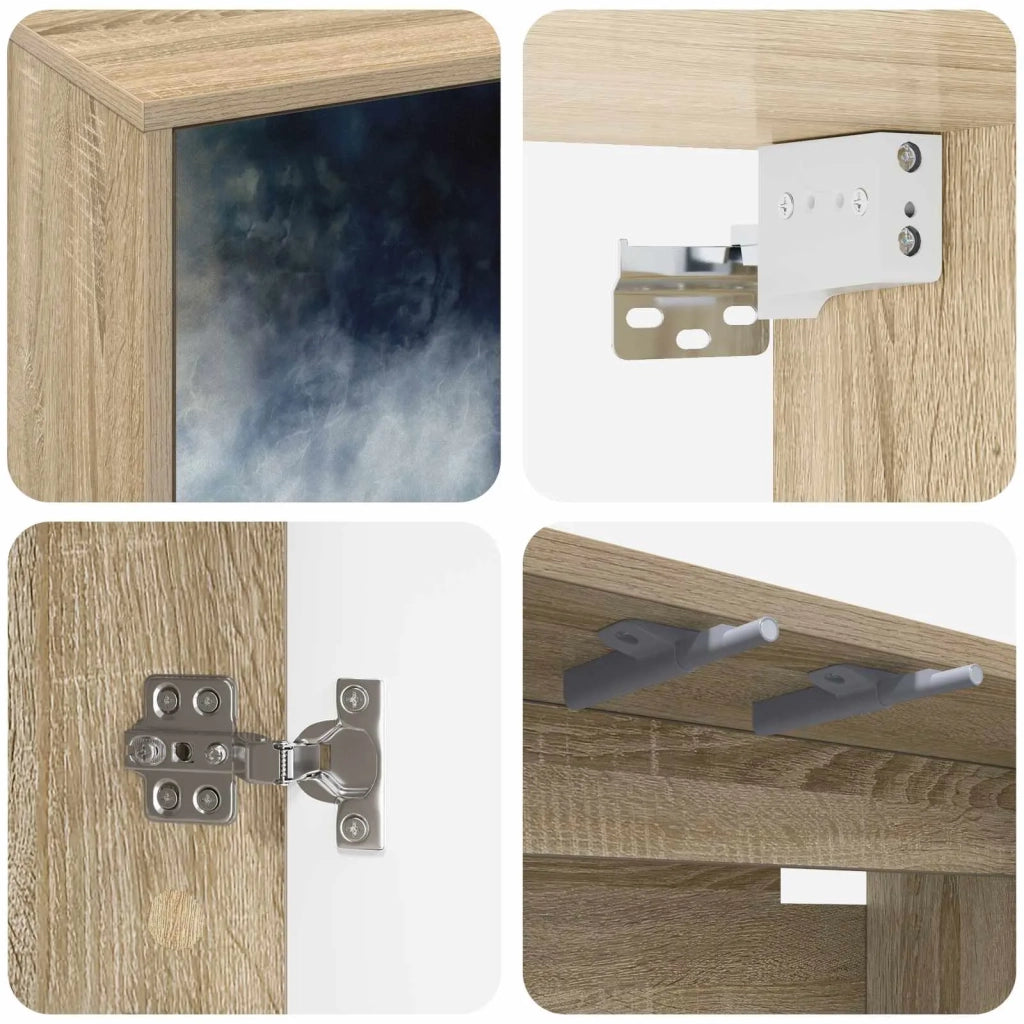 Mobile TV da Parete RAALTE 69 x 33 x 40 cm Rovere Sonoma 8007115