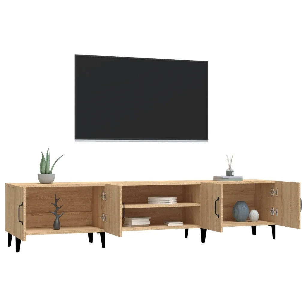 Mobile TV Rovere Sonoma 180x31,5x40 cm Legno ingegnerizzato 816267