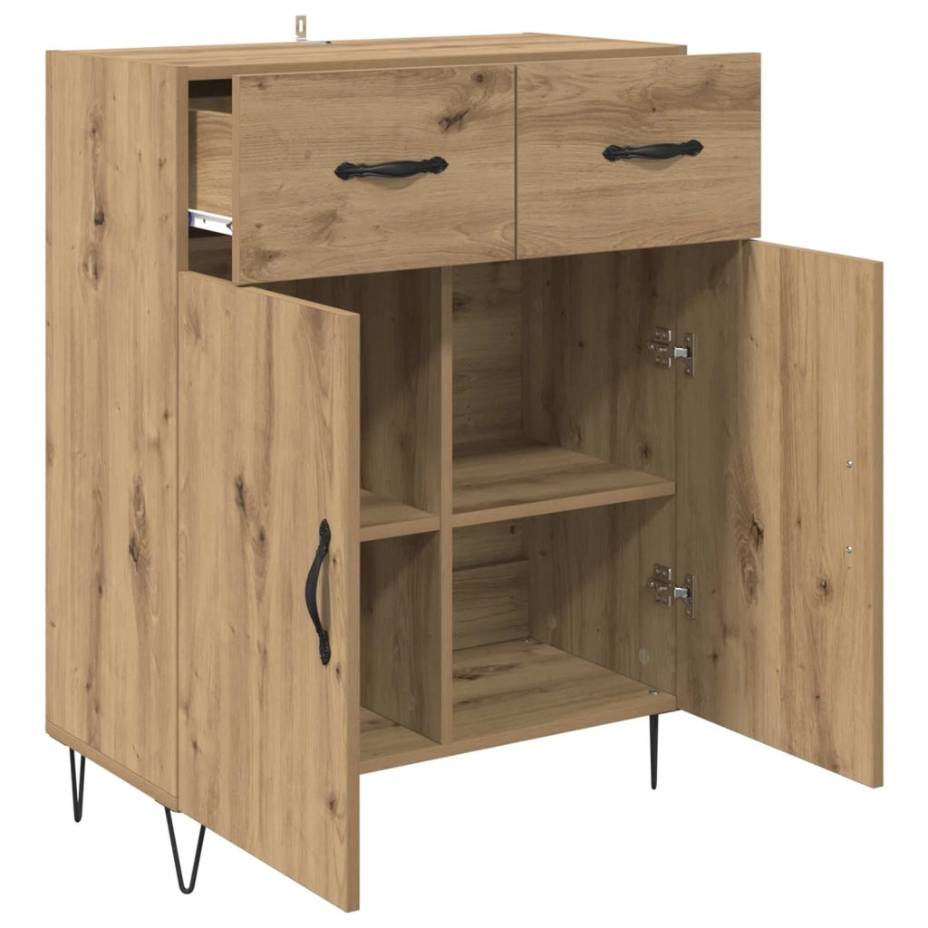 Credenza Rovere artigianale 69,5 x 34 x 90 cm Legno multistrato 882273