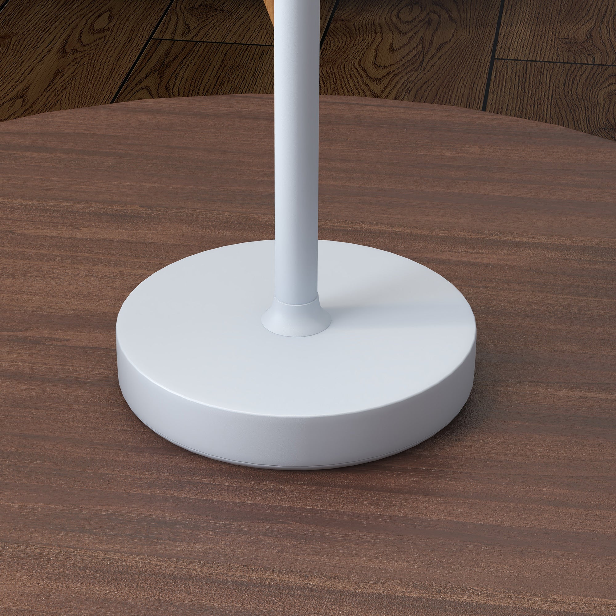 Lampada da Tavolo Portatile Ø11,2x36,5 cm in Acrilico e Metallo Grigio