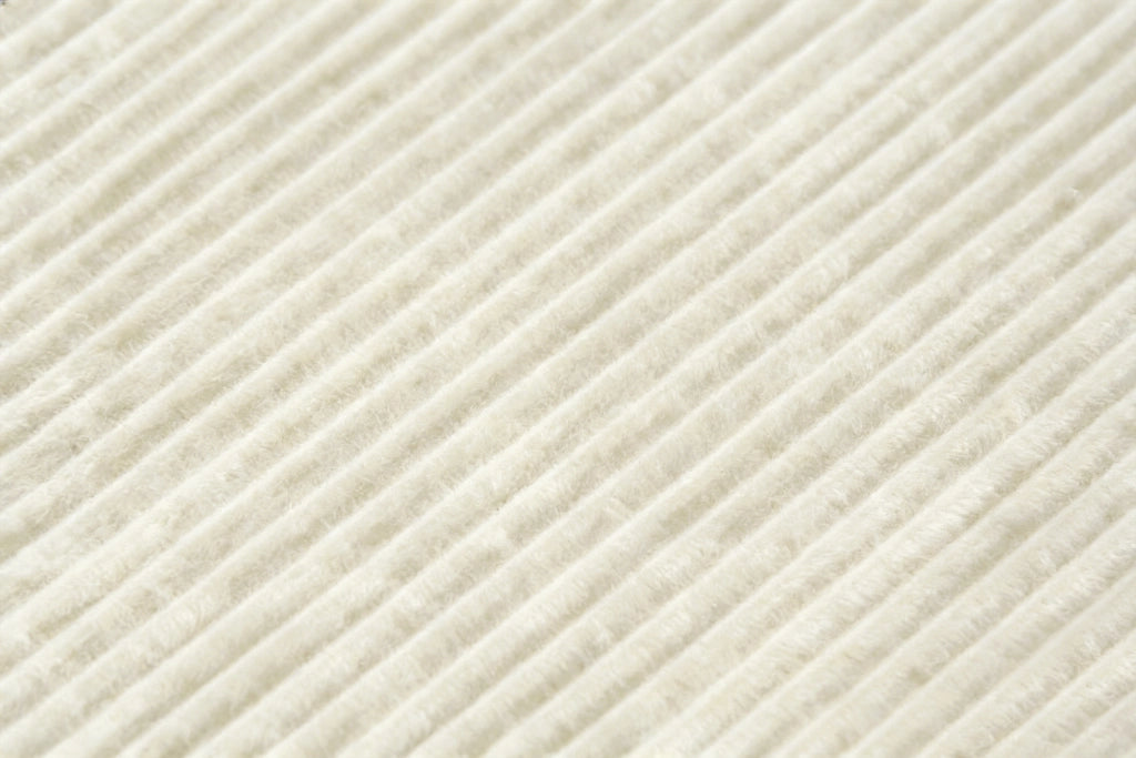 Divano in Tessuto Cord con Cuscini Morbidi e Tasche Laterali ¨C MINIMAL ¨C Grigio