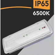 Trade Shop - Lampada Led Emergenza Anti Blackout Esterno Ip65 3.5w 400lm 3 Ore Autonomia -