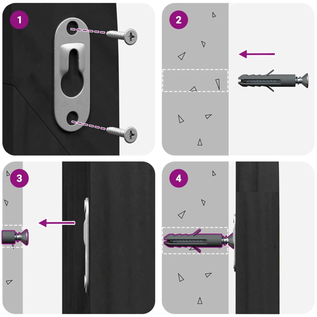 Testiera con testiera Nero 120 x 55 x 3 cm Rattan