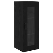 Pensile | Mobile a Parete Rovere Nero 34,5 x 34 x 90 cm