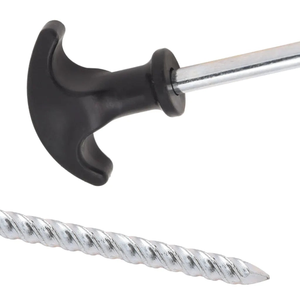 Picchetti per Tenda 24 pz 20 cm Ã˜7 mm in Acciaio Zincato