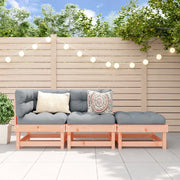 Salotto da Giardino-Set Salotto da Giardino 3 pz in Legno Massello di Douglas 974751