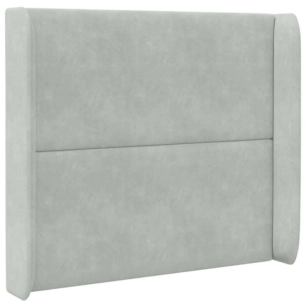 Orecchia della Testata Grigio chiaro 80 x 16 x 4 cm Velluto CFW3518955
