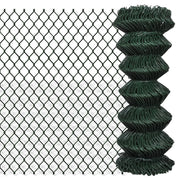 Recinzione a Rete in Acciaio 1x25 m Verde 140349