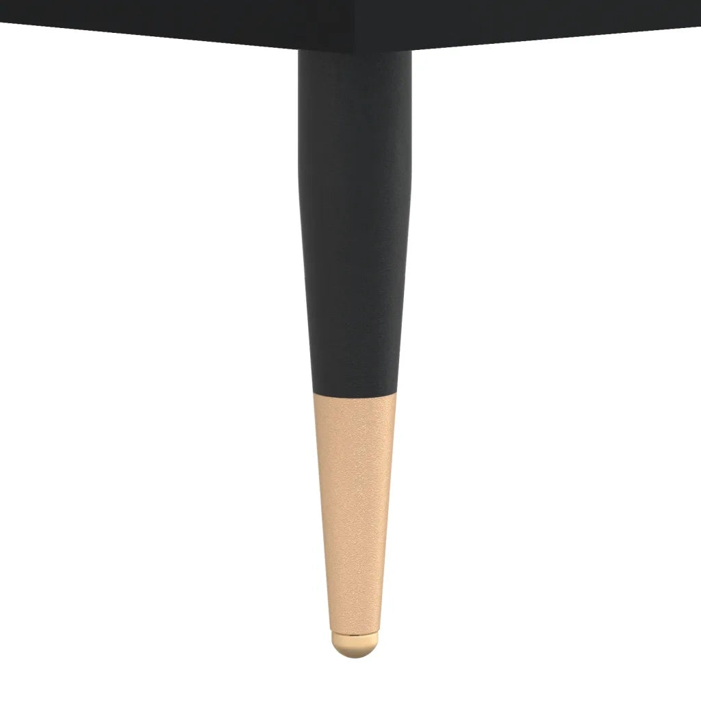 Tavolino da salotto | Tavolino da caff¨¨ | Tavolino da Soggiorno Nero 60x44,5x45 cm in Legno Multistrato