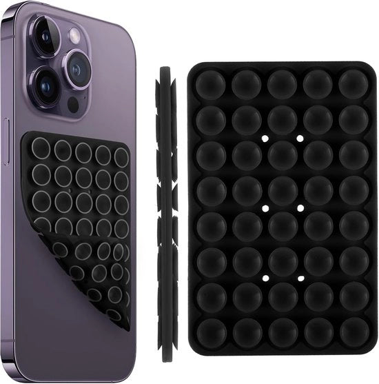 Oggetto di supporto per smartphone per foto di autoportretto con spessore antiscivolo (nero)