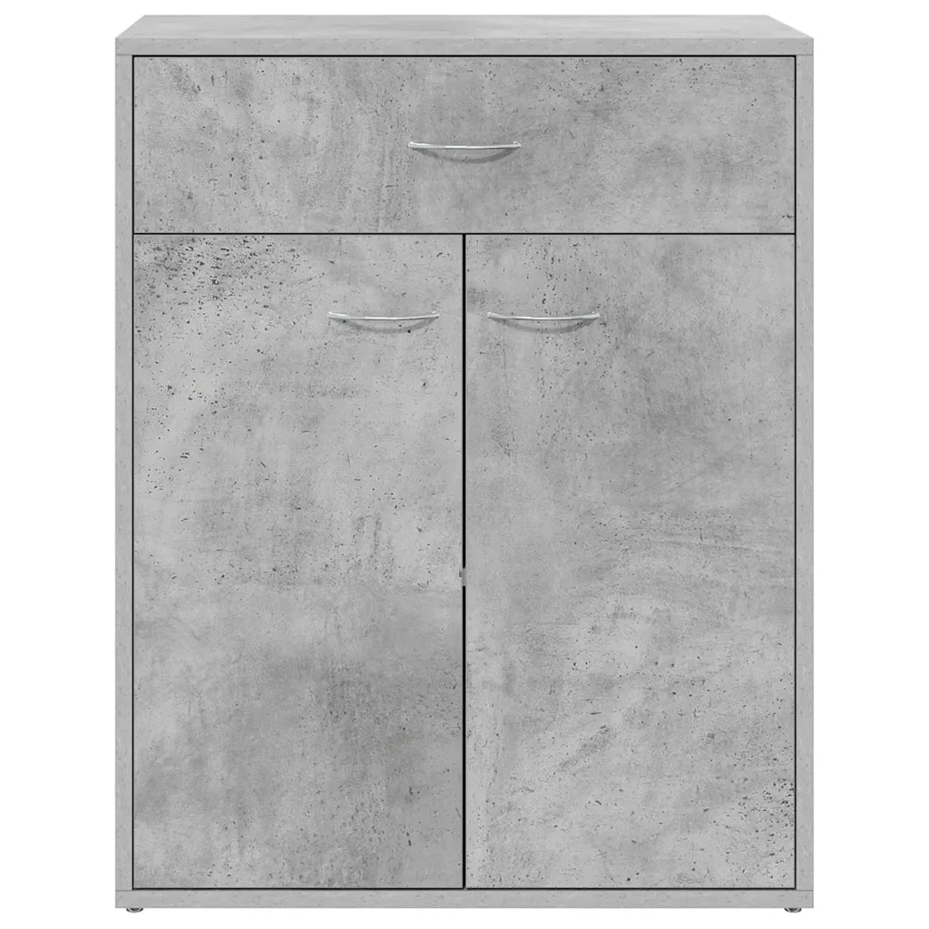 Credenza Grigio Cemento 60x30x75 cm in Legno Multistrato 800715