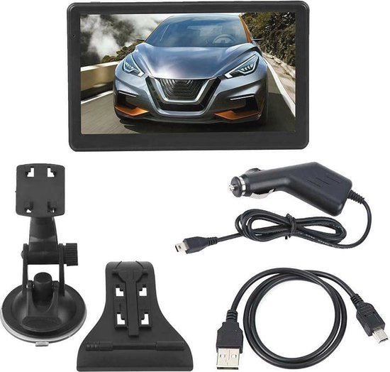 Navigatore GPS Portatile 7 Pollici con Navigazione 2D/3D e Funzione di Ricarica USB
