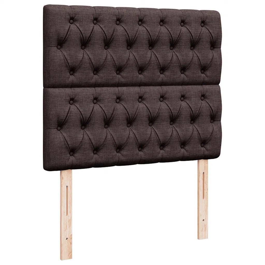 vidaXL Struttura Letto Pouf con Materasso 80x200 cm in Tessuto