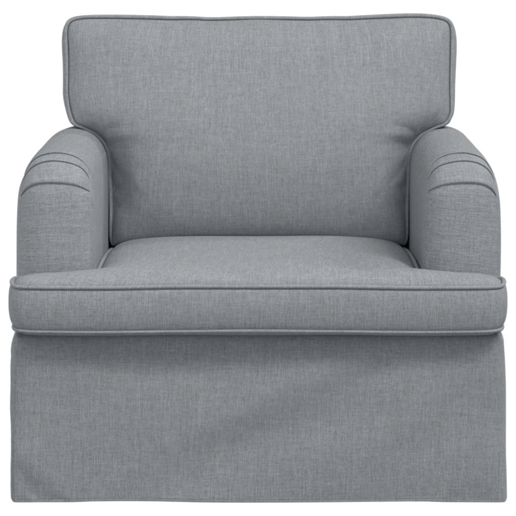 Divano | Divano da soggiorno | Sofa Grigio chiaro 84 x 80 x 85 cm Tessuto
