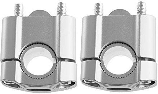 Alzavanti Adattabili per Motocicli - 7/8" 22 mm - Antiscivolo - Sostegno Duraturo