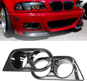 Copertura Lampo Mistlamp Bumper Auto Manutenzione Adatto E46 M3 2001-2006 Copricampioni Mistlamp (fibra di carbonio)
