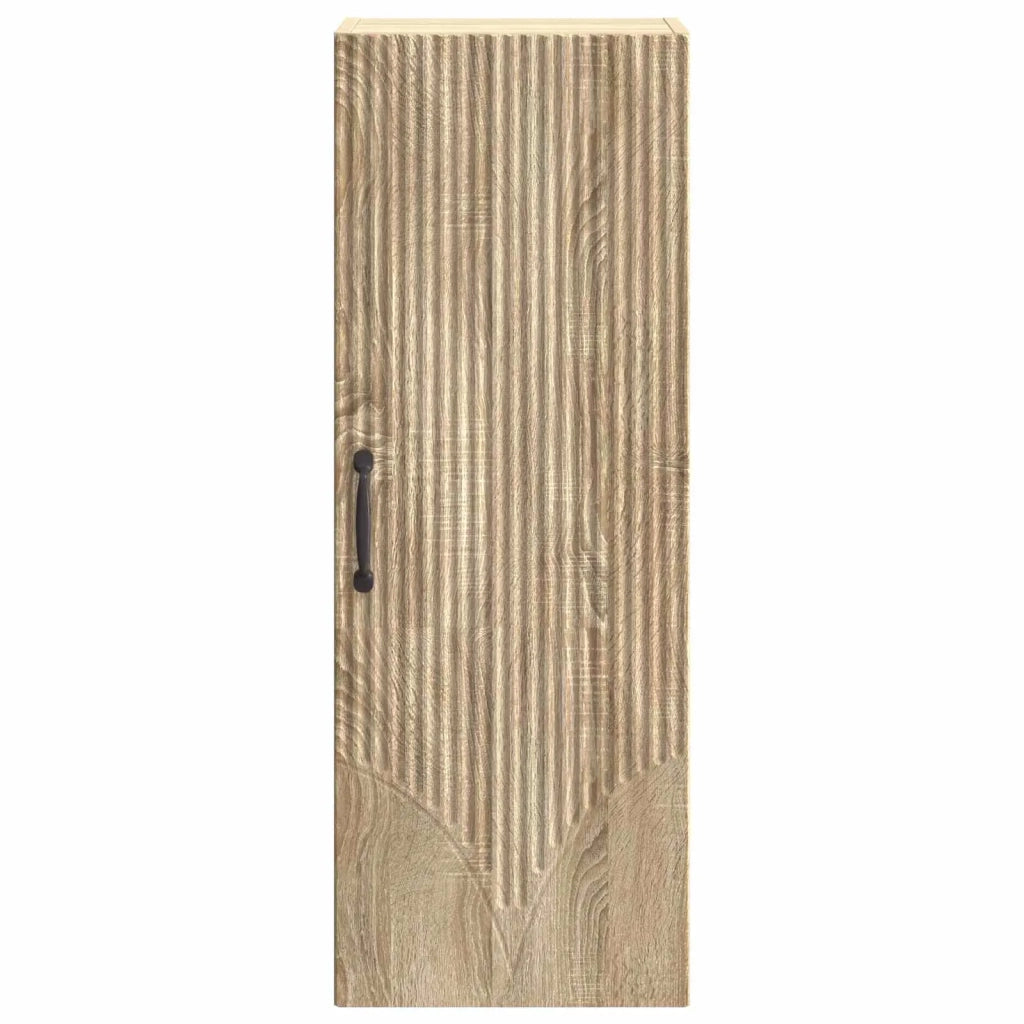 Mobiletto a muro Rovere Sonoma 33 x 34,5 x 90 cm 898927