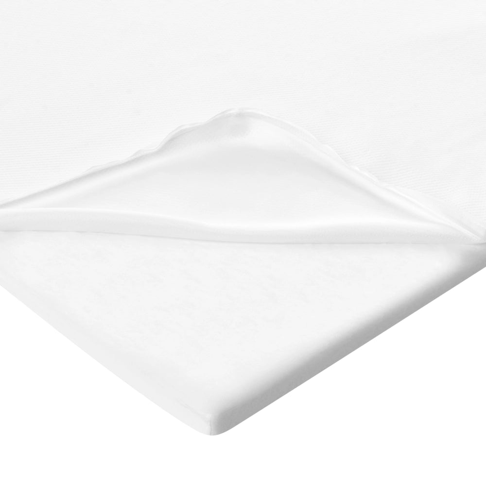 Coprimaterasso in schiuma bianca 90 x 200 cm morbido comfort