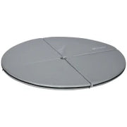 Tappetino da Pole Dance Pieghevole Ø 150 cm, Spessore 5 cm, Rivestimento in Plastica, Grigio