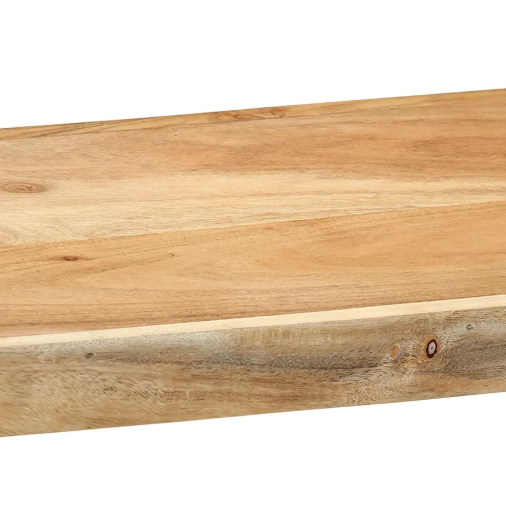 Mensola da Parete 110x33x45 cm Legno Massello di Acacia 4017490