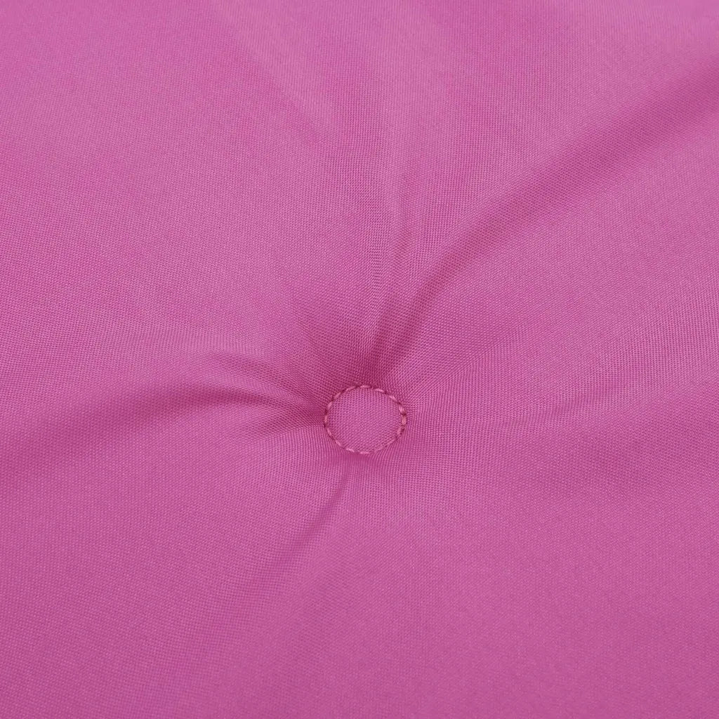 Cuscini per Sedia con Schienale Alto 4pz Rosa in Tessuto Oxford