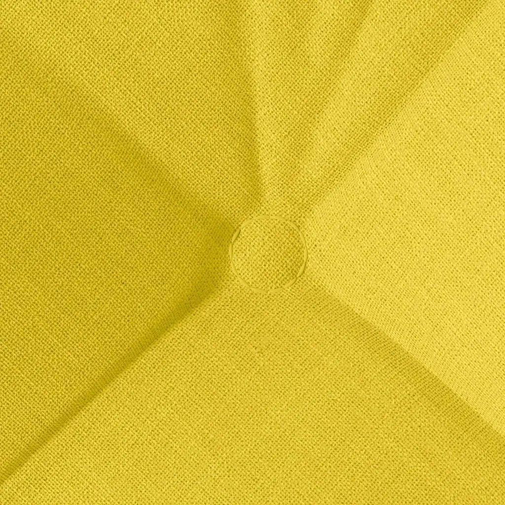 Cuscini per Seduta 4 pcs Giallo Chiaro 45 x 45 x 12 cm Tessuto