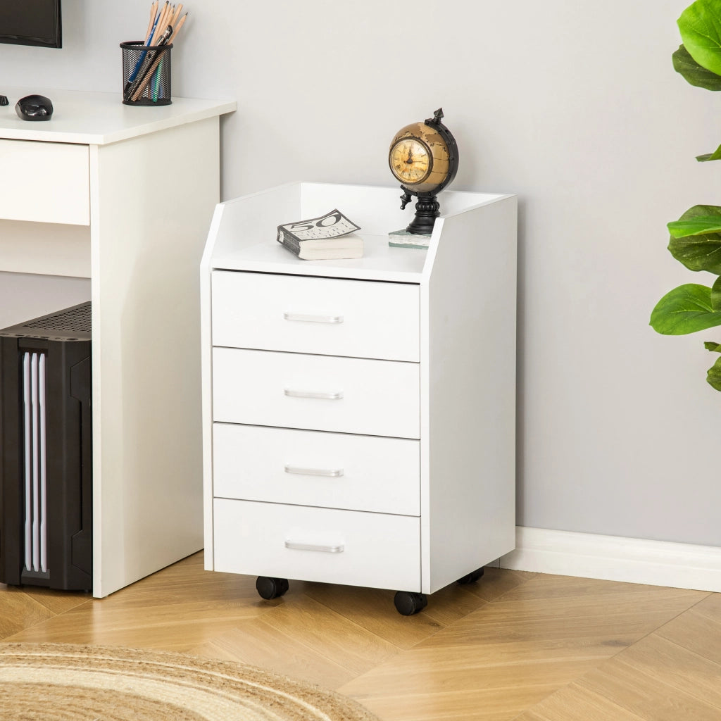 Cassettiera per ufficio ¨C zephmum ¨C bianco 40x36x65 cm
