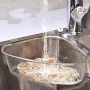 Wastafel Zeef Mand in Acciaio Inossidabile - Cattura Impurità - per Filtro Rifiuti e Lavaggio Frutta e Verdure