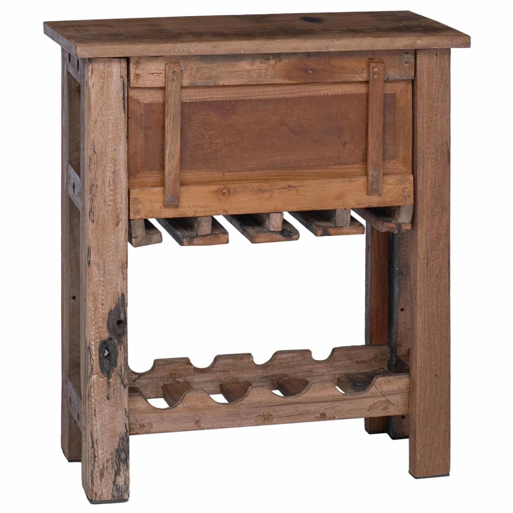 Armadietto Marrone 60 x 30 x 70 cm Legno Recuperato Massello 42012372