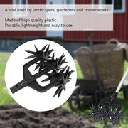 Cultivatore Rotante per Giardini con Funzione 2 in 1 per il Trasporto e la Mescolazione del Terreno con Grasso