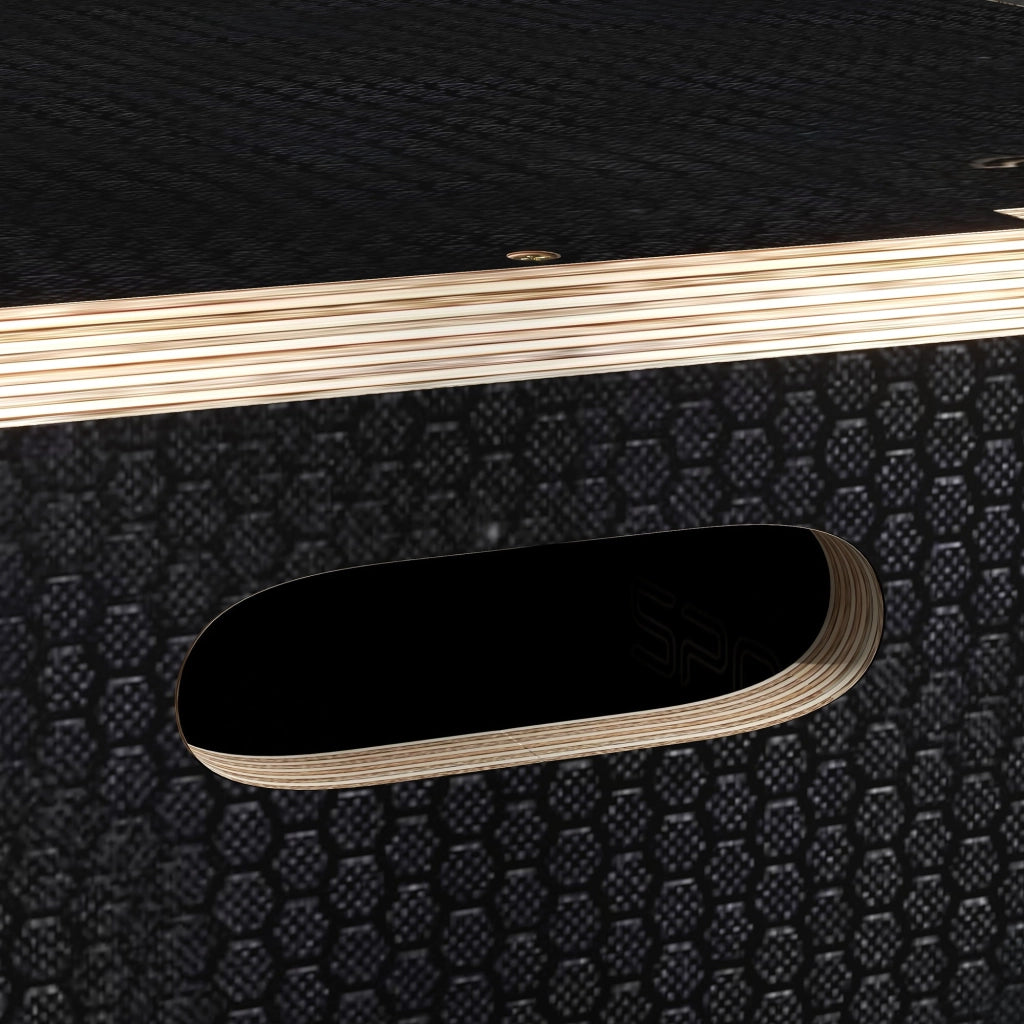 Box Jump Pliometrico a 3 Altezze 61-51-41 cm in Legno Antiscivolo Nero
