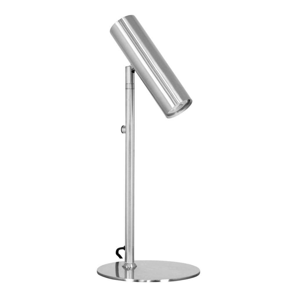 Lampada da Tavolo Paris, Argento, Metallo, 20x20x47 cm