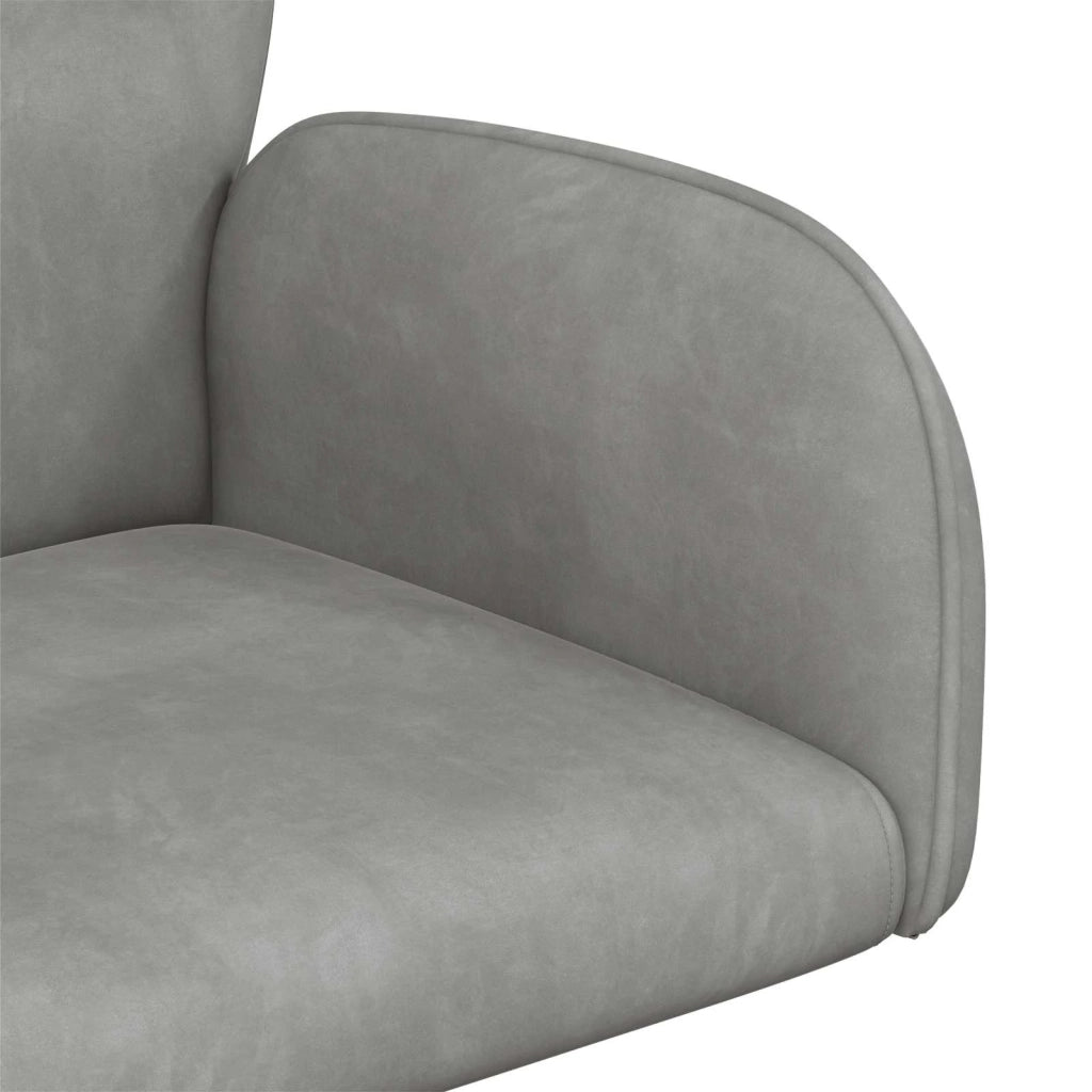 Sedie da scrivania girevoli 4 pz 54 x 55 x 90 cm Grigio Chiaro 3428329