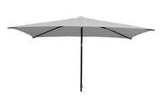Ombrellone da Giardino 3x2 m Palo Ø38 mm in Alluminio Tessuto Poliestere Trend Bianco
