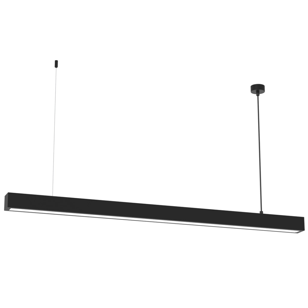 Lampada a sospensione Lungo 124 cm T8 nero Milagro