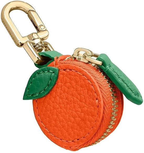 Portafoglio a forma di frutto - Piccola borsa per donne - Chiusura a cerniera - Portafoglio kawaii - Contenitore per monete - Disegno accattivante