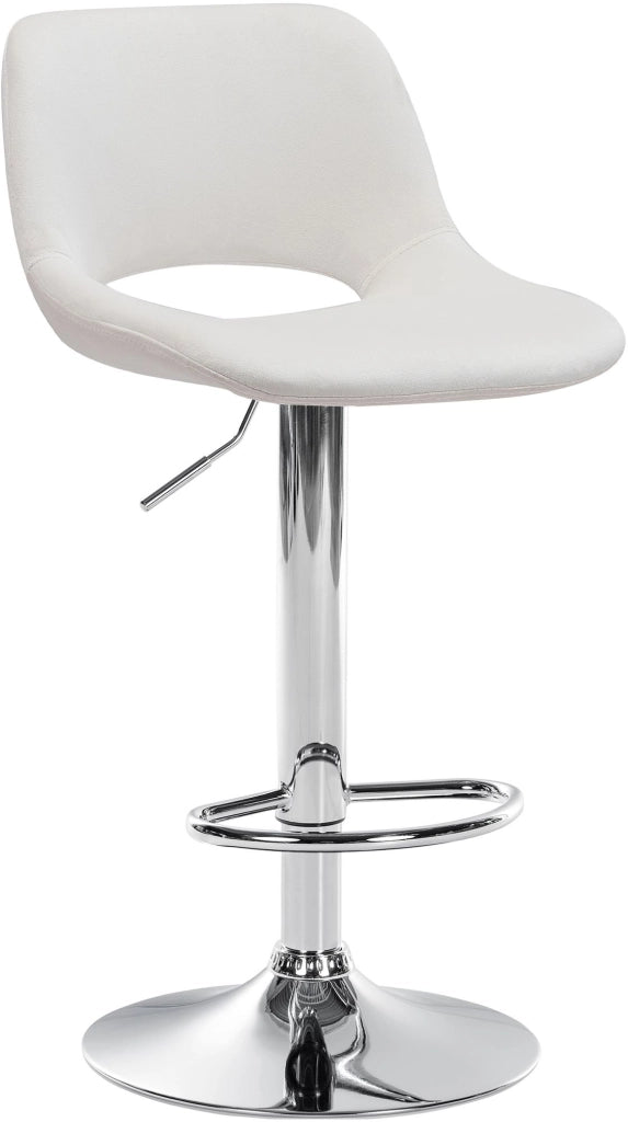 Barhocker Camden Samt chrom