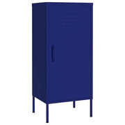 Robusto mobile contenitore da 42,5 x 35 x 101,5 cm con 2 ripiani regolabili stile sala da pranzo acciaio blu navy 02_0046878