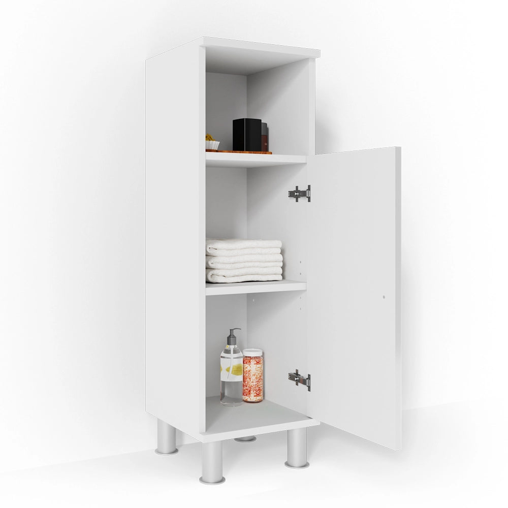 Mobiletto bagno Fynn Bianco lucido 30 x 95 cm Vicco