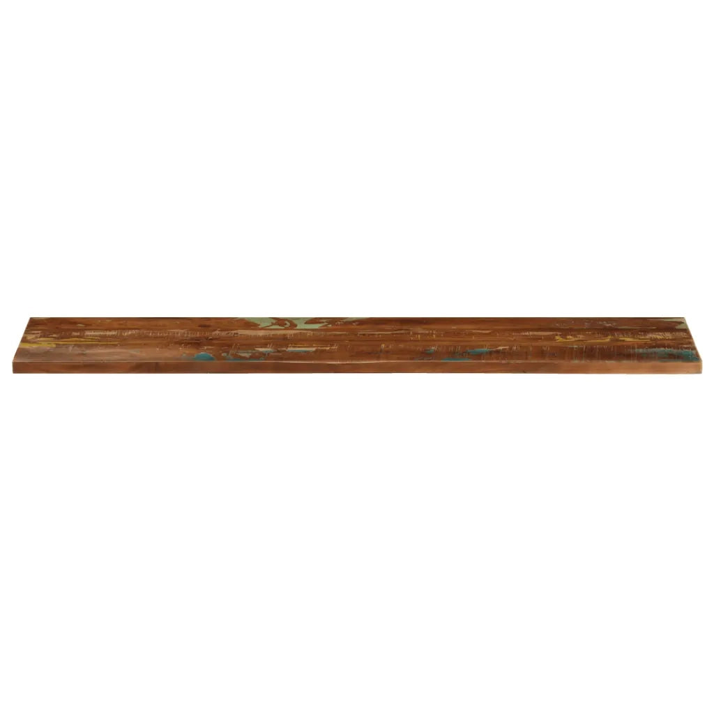 Piano Tavolo | Superficie Tavolo | Piano Scrivania 140x20x3,8 cm Rettangolare in Massello di Recupero