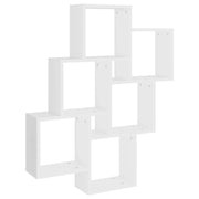 Scaffale a parete | Ripiano a parete | Mensola a parete Bianco 90x16x78 cm in Multistrato