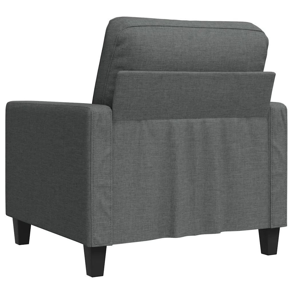 Poltrona Grigio Scuro 60 cm in Tessuto 359148