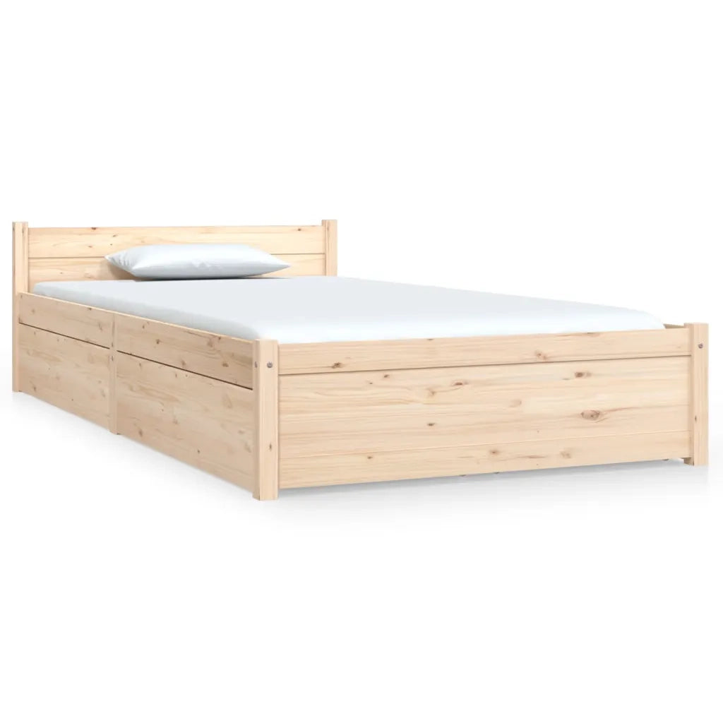 Letto singolo | Letto per adulti | Giroletto con Cassetti 90x200 cm