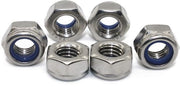 Borgmoeren in Acciaio Inox A2 - 100 Stuks - Bordo 6 mm - Bordo Buitensze - Connettore a Viti - Borgmoeren per Connettore