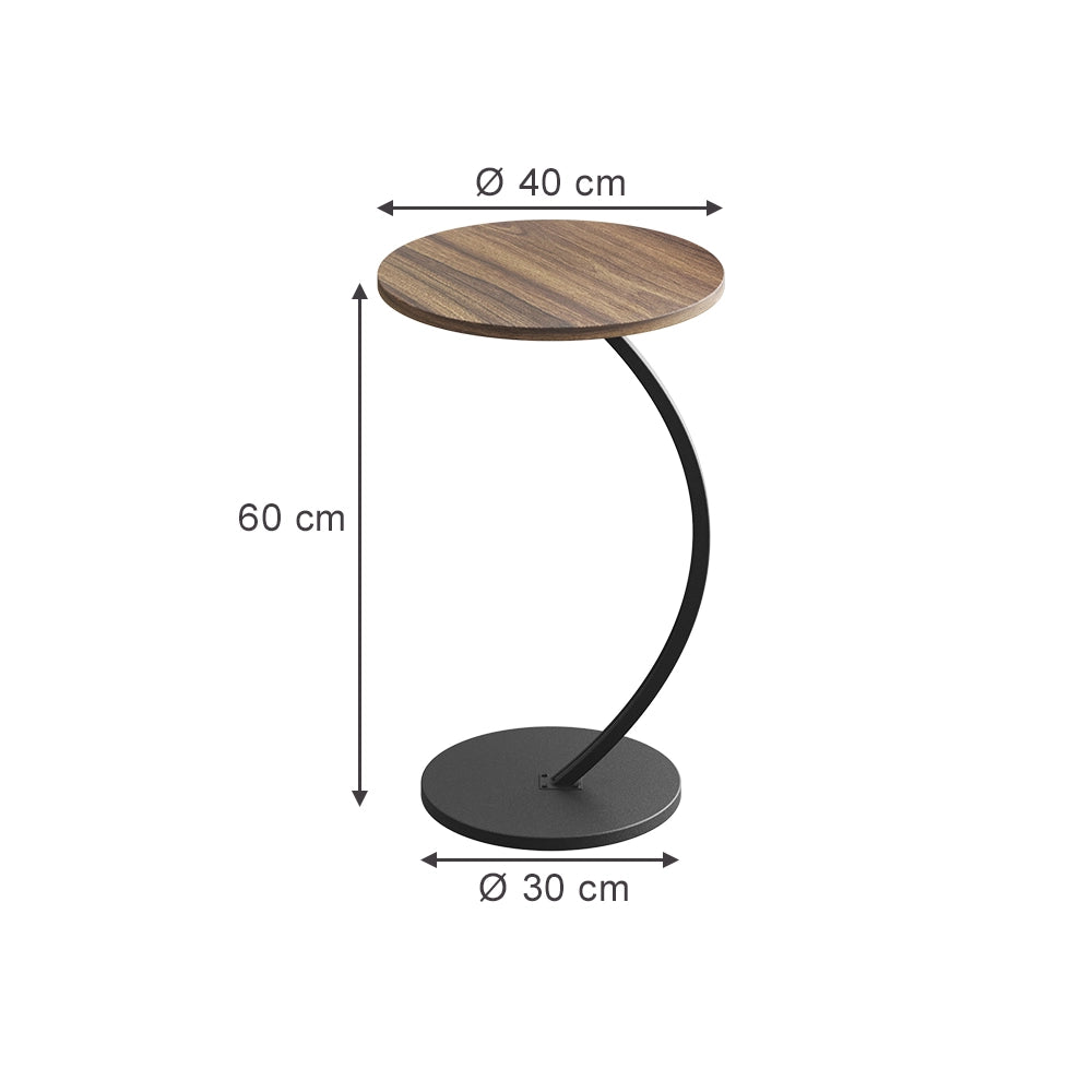 Vicco Tavolino da caffè Marrone 40 x 60 cm
