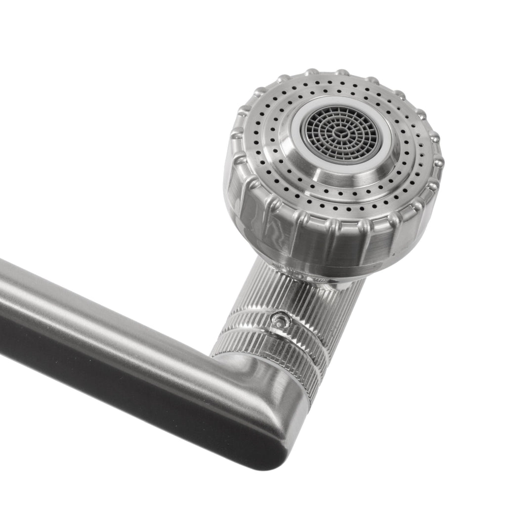 Rubinetto Da Bagno Rea Paco Nickel Brush Inox High