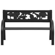 Panchina da Giardino | Panca da Giardino per Bambini 86 cm in Acciaio