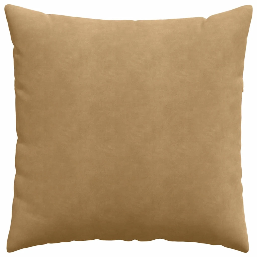 Cuscini da Divano 2 pcs Marrone 80 x 80 cm Tessuto in Cords