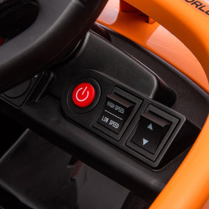 Macchina Elettrica per Bambini 12V con Licenza McLaren Racing Arancione