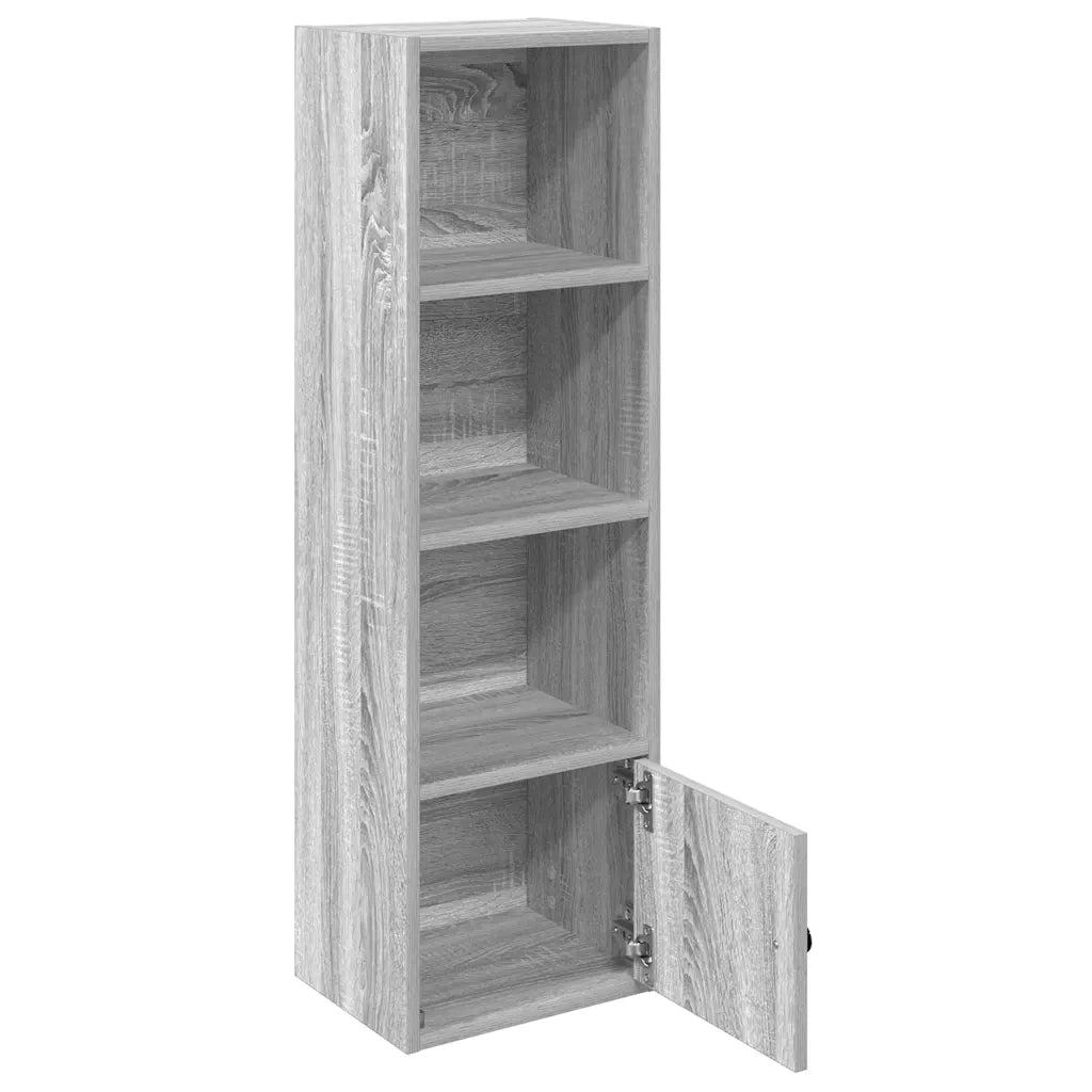 Libreria Grigio Sonoma 31x24x102 cm in Legno Multistrato 860342
